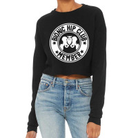 Bionic Hip Club Book Cropped Sweater | Artistshot