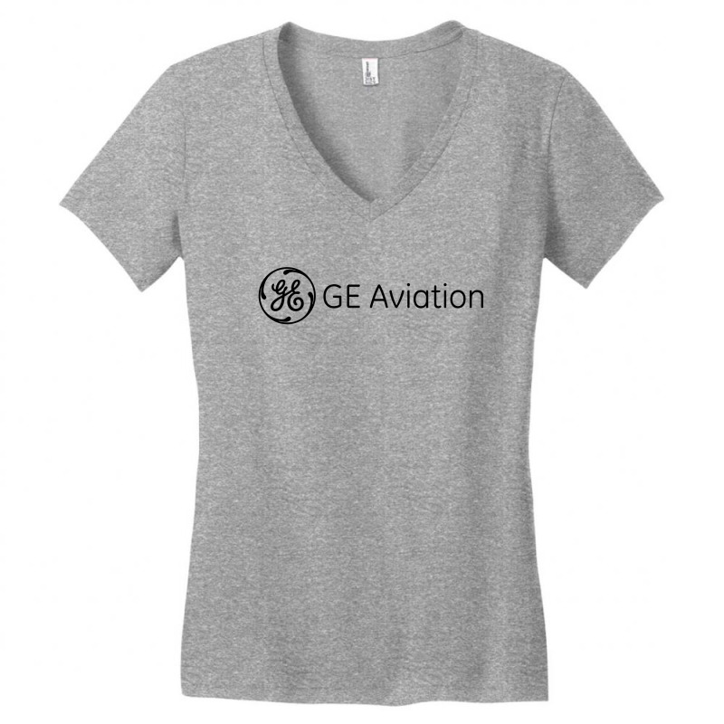 Ge Aviation Women's V-Neck T-Shirt by Belendersethan | Artistshot