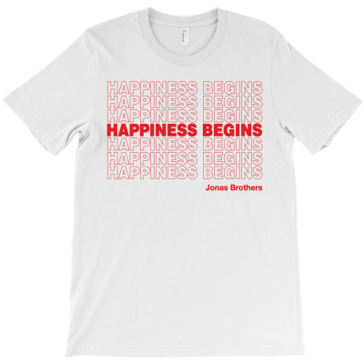 Happiness Begins Jonas Brothers T-shirt Designed By Honeysuckle