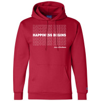 Happiness Begins Jonas Brothers Champion Hoodie | Artistshot