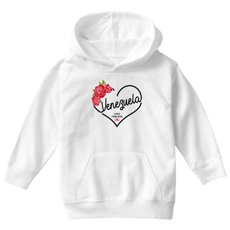 Venezuela Love Forever Youth Hoodie by honeysuckle | Artistshot