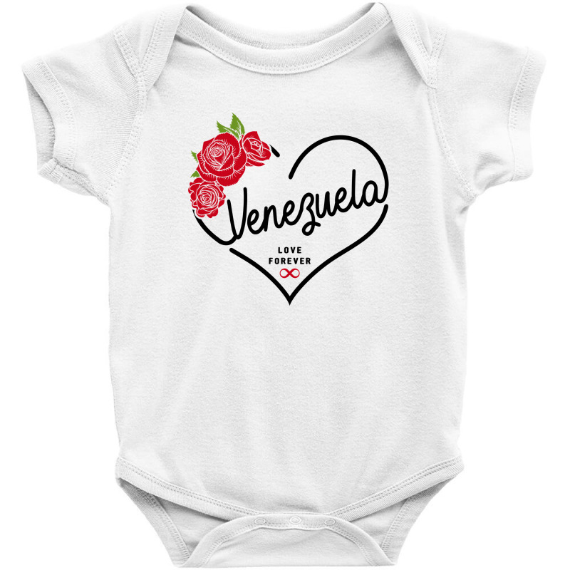 Venezuela Love Forever Baby Bodysuit by honeysuckle | Artistshot