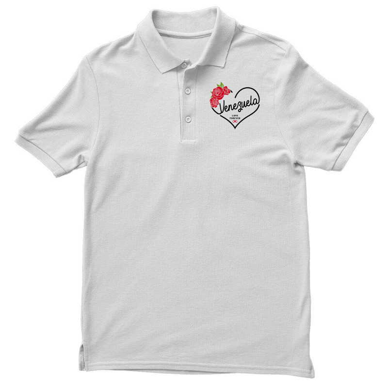 Venezuela Love Forever Men's Polo Shirt by honeysuckle | Artistshot