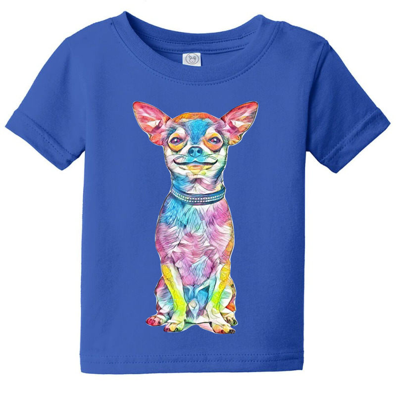 Chihuahua Spiked Collar Baby Tee by Kemnabi | Artistshot