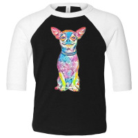 Chihuahua Spiked Collar Toddler 3/4 Sleeve Tee | Artistshot