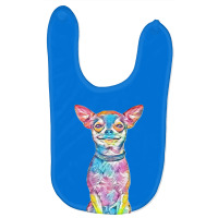 Chihuahua Spiked Collar Baby Bibs | Artistshot