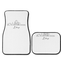 City Skyline Travel Souvenir Tourist Billings Montana T Shirt Full Set Car Mats | Artistshot