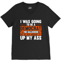 Political Halloween Costume V-neck Tee | Artistshot