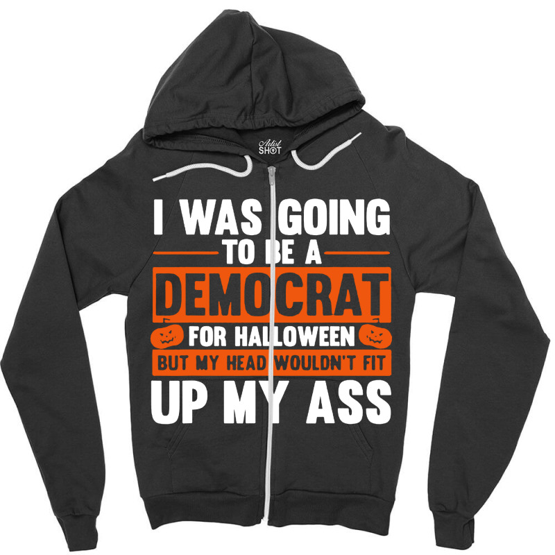 Political Halloween Costume Zipper Hoodie by Yellowbubbles | Artistshot