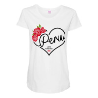 Peru Love Forever Maternity Scoop Neck T-shirt | Artistshot