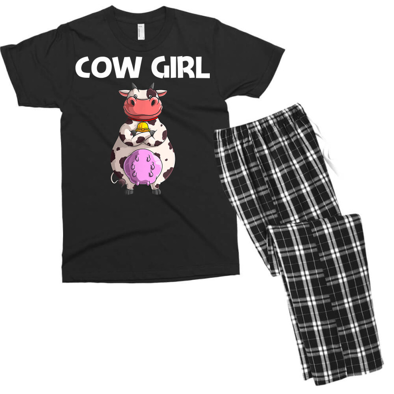 Cool Cow For Girls Kids Cow Farmer Whisperer Dairy Farming T Shirt Men's T-shirt Pajama Set | Artistshot