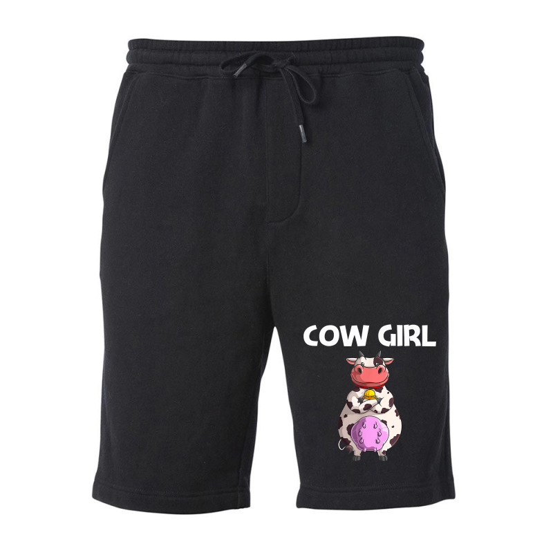 Cool Cow For Girls Kids Cow Farmer Whisperer Dairy Farming T Shirt Fleece Short | Artistshot