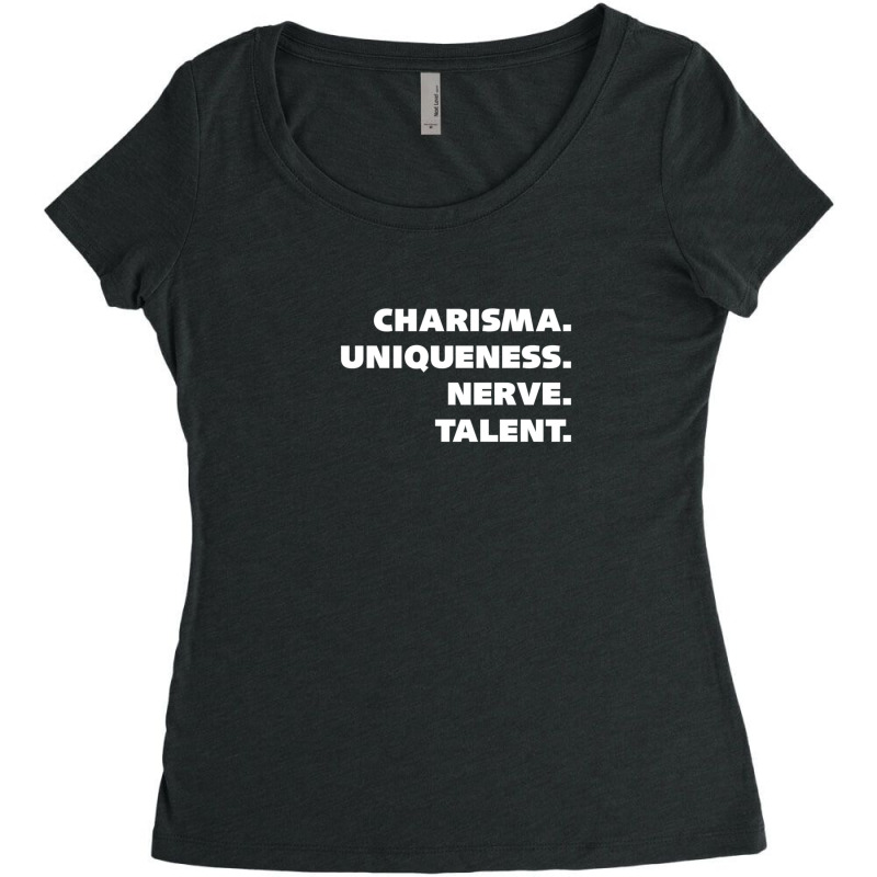 Charisma Women's Triblend Scoop T-shirt by WayneDavid | Artistshot