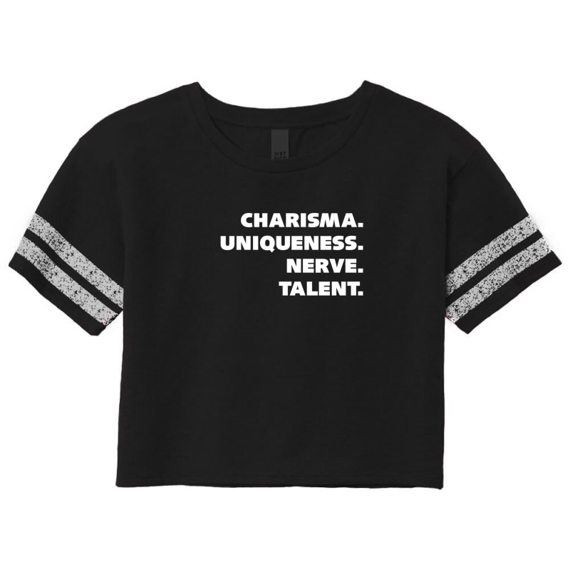 Charisma Scorecard Crop Tee by WayneDavid | Artistshot