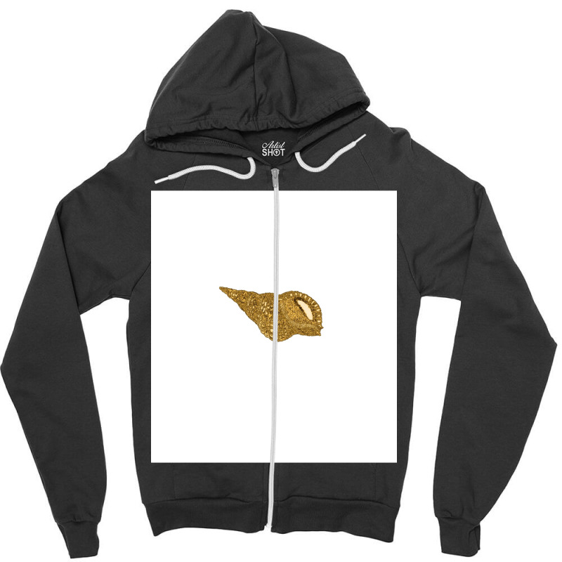 Golden Crustaceancore Sleeveless Top Zipper Hoodie | Artistshot