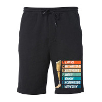 Always Motivated & Perseveres Under Tough   Leg Prosthetic Fleece Short | Artistshot