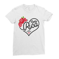 Costa Rica Love Forever Ladies Fitted T-shirt | Artistshot