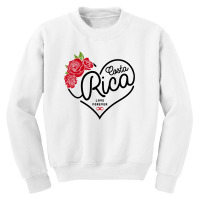 Costa Rica Love Forever Youth Sweatshirt | Artistshot