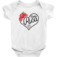 Costa Rica Love Forever Baby Bodysuit | Artistshot