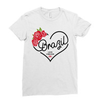 Brazil Love Forever Ladies Fitted T-shirt | Artistshot