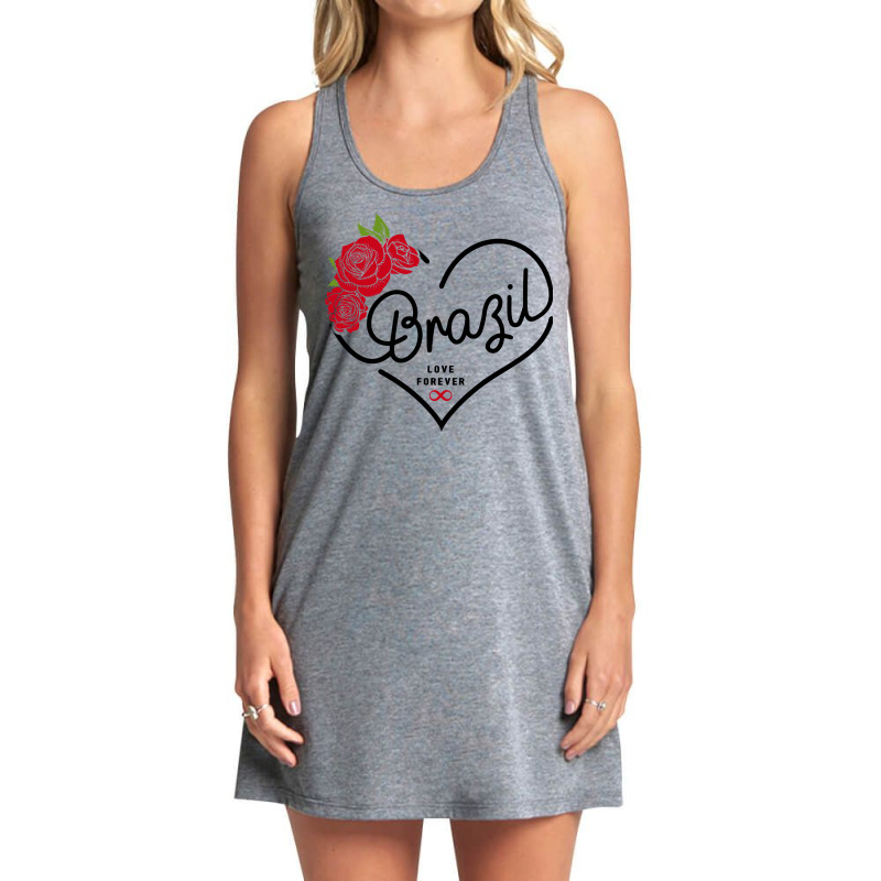 Brazil Love Forever Tank Dress by honeysuckle | Artistshot