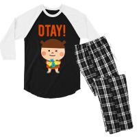 It Gonna Be Otay 23 Men's 3/4 Sleeve Pajama Set | Artistshot