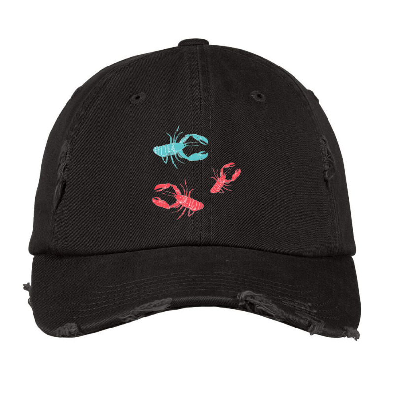 Lobsters Crustacean Core Vintage Cap | Artistshot