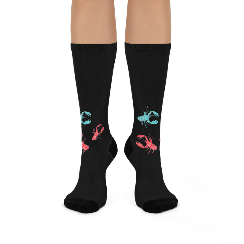 Lobsters Crustacean Core Crew Socks | Artistshot