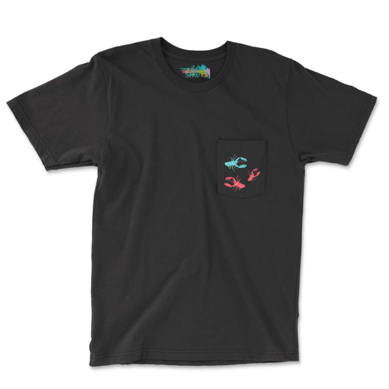 Lobsters Crustacean Core Pocket T-shirt | Artistshot