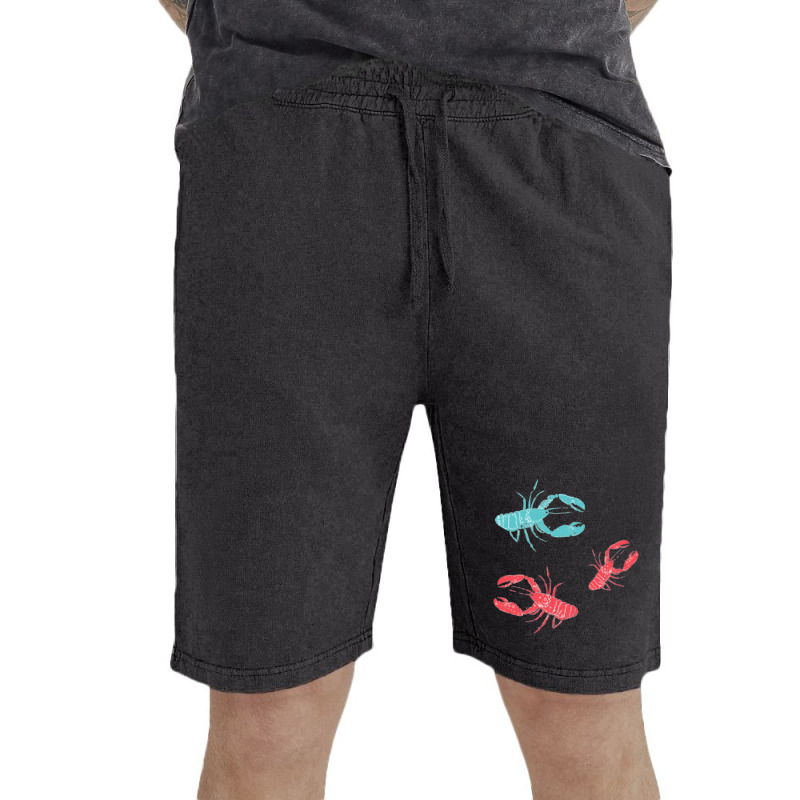 Lobsters Crustacean Core Vintage Short | Artistshot