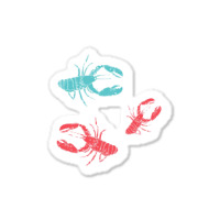 Lobsters Crustacean Core Sticker | Artistshot