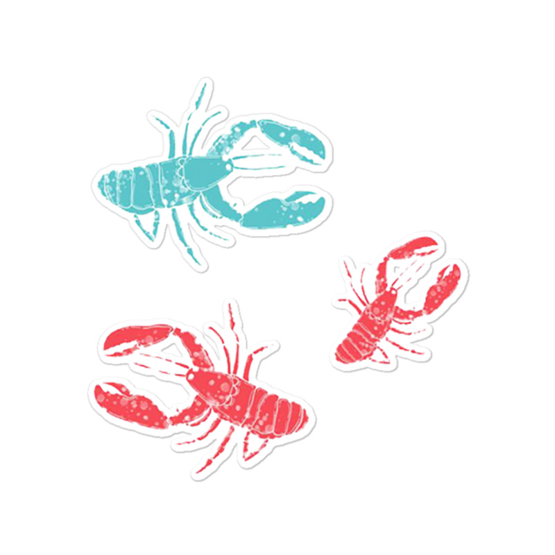 Lobsters Crustacean Core Sticker | Artistshot