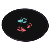 Lobsters Crustacean Core Oval Patch | Artistshot