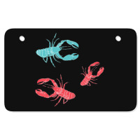 Lobsters Crustacean Core Atv License Plate | Artistshot