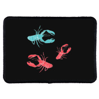 Lobsters Crustacean Core Rectangle Patch | Artistshot