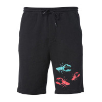 Lobsters Crustacean Core Fleece Short | Artistshot