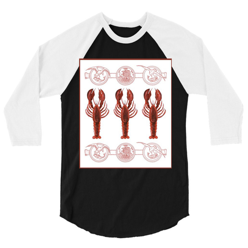 Lobsters Crustaceancore 3/4 Sleeve Shirt | Artistshot