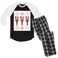 Lobsters Crustaceancore Men's 3/4 Sleeve Pajama Set | Artistshot