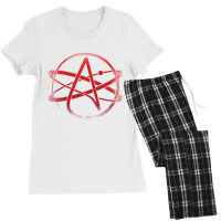 Atheism Symbol Atheist Religion Science Agnostic Freethinker Pullover Women's Pajamas Set | Artistshot