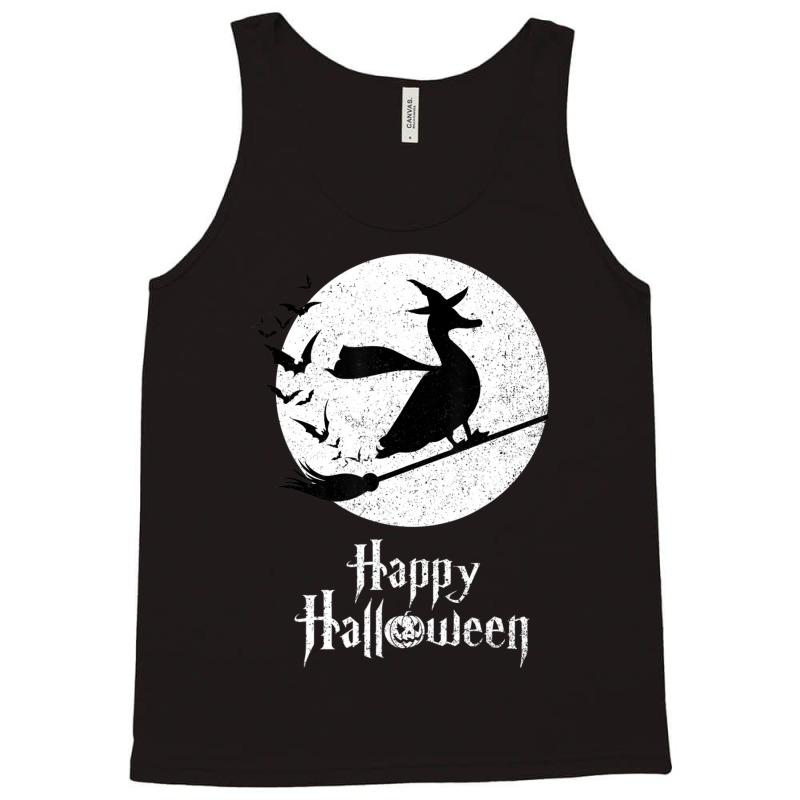 Halloween Costume Witch Pekin Duck Lover Tank Top by Aiello Mcdade | Artistshot