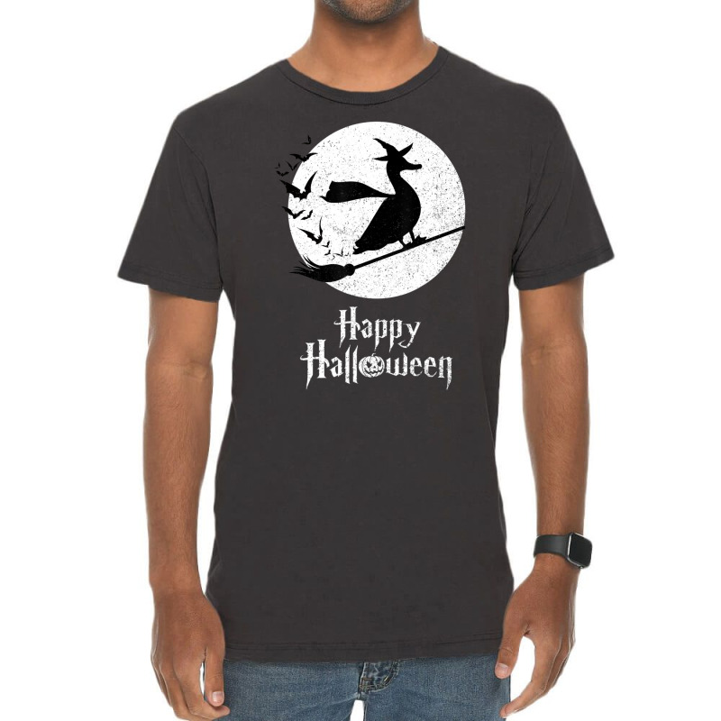 Halloween Costume Witch Pekin Duck Lover Vintage T-Shirt by Aiello Mcdade | Artistshot