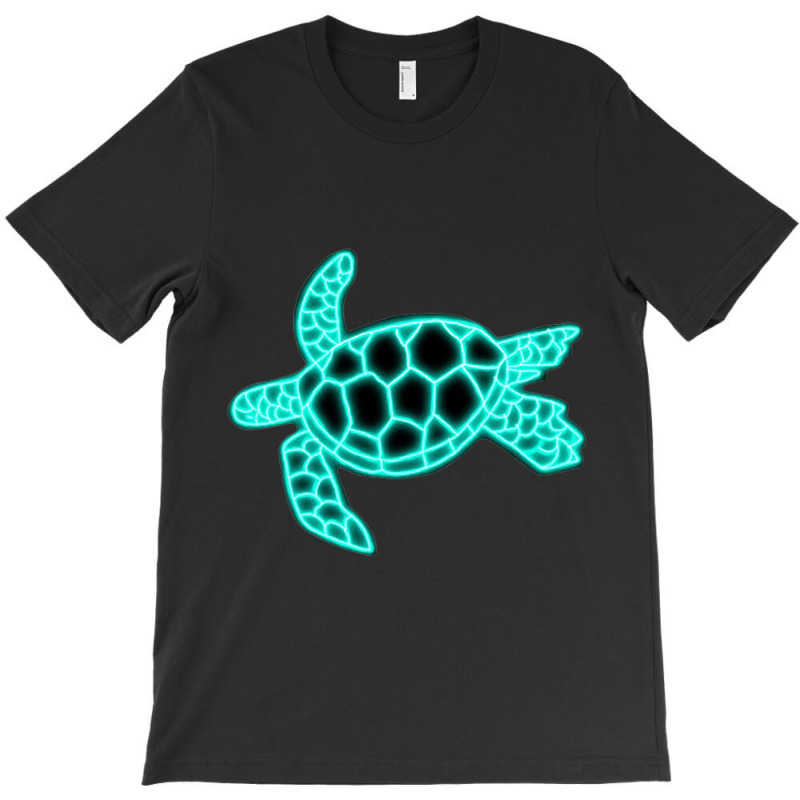 Neon Sea Turtle T-shirt | Artistshot