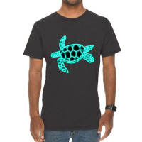 Neon Sea Turtle Vintage T-shirt | Artistshot