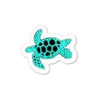 Neon Sea Turtle Sticker | Artistshot