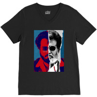 Rajini Superstar V-neck Tee | Artistshot