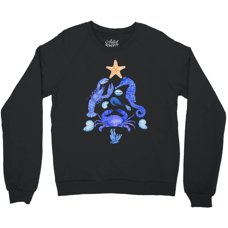 Oh Crustacean Tree  Cute Crustaceancore Crewneck Sweatshirt | Artistshot