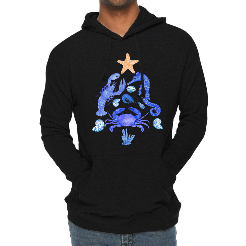 Oh Crustacean Tree  Cute Crustaceancore Lightweight Hoodie | Artistshot