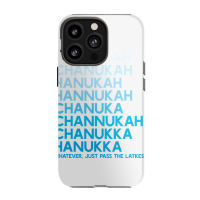 Happy Hanukkah Jewish Holiday Chanukah Menorah Dreidel Iphone 13 Pro Case | Artistshot