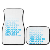 Happy Hanukkah Jewish Holiday Chanukah Menorah Dreidel Full Set Car Mats | Artistshot