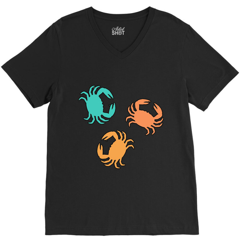 Pretend I_m A Crab In The Ocean V-neck Tee | Artistshot